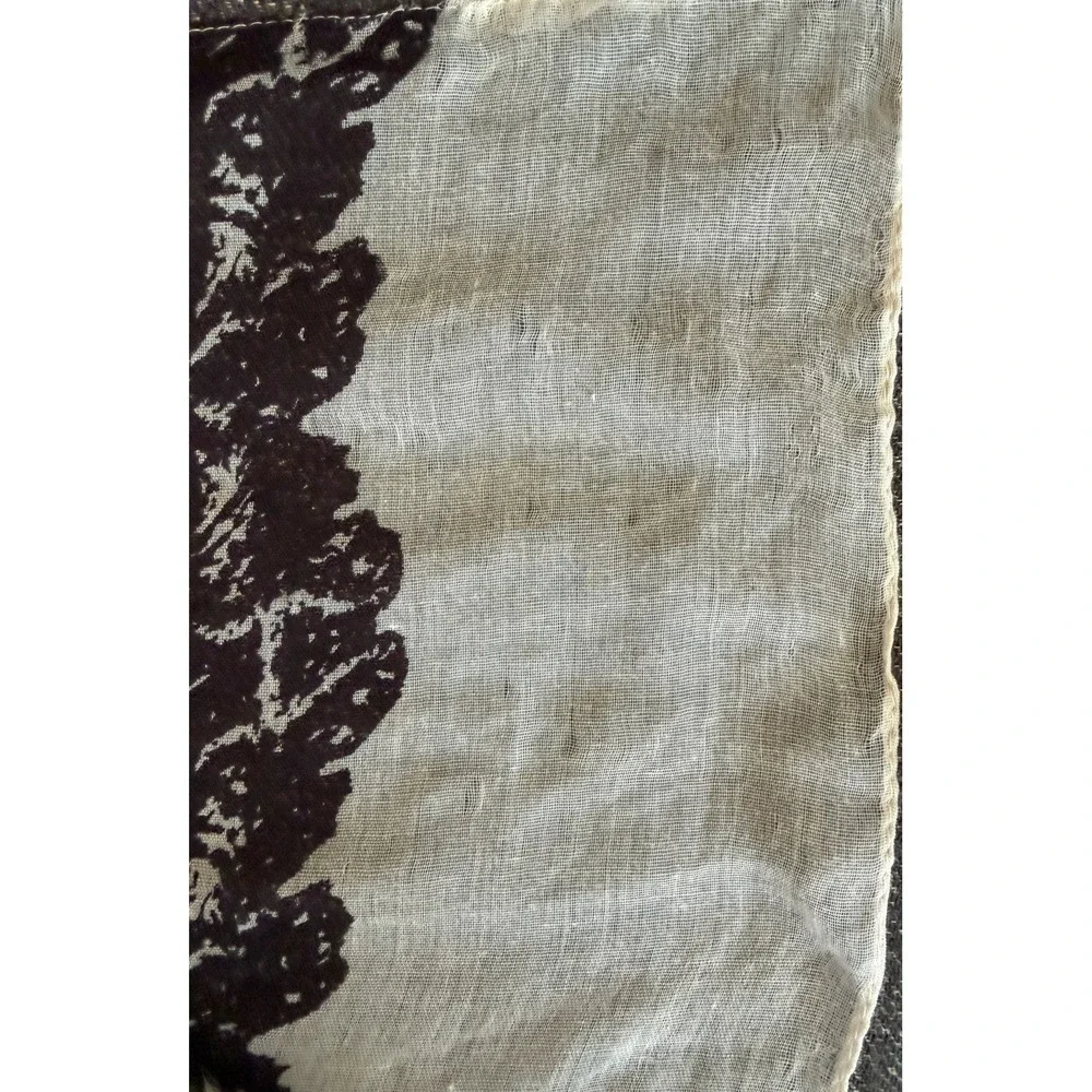 6 Vintages rectanglular scarfs , various colors and widths all over 60
